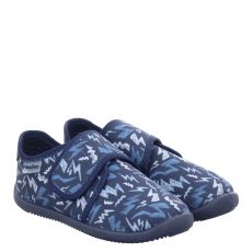  Fischer Textil-Hausschuh in blau für Kinder