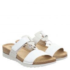  Fischer, Ina, Kunstleder-Hausschuh in metallic für Damen