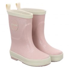  Pom Pom, Gumboots™ Solid, Kautschuk-Regenstiefel in rosa für Kinder