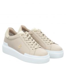  Bogner Schuhe, Hollywood 20 F, Glattleder-Sneaker in beige für Damen
