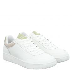  Tommy Hilfiger, Basket Core Lite, Glattleder-Sneaker in weiß für Herren