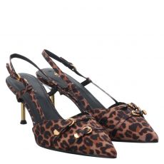  Tamaris, Women Sling, Textil-Pumps in braun für Damen