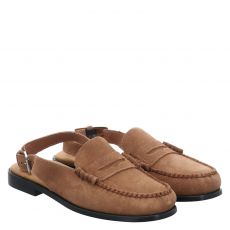  Sebago, Dan Sandal Flesh Out, Veloursleder-Pumps in braun für Damen