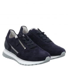  Gabor Veloursleder-Halbschuh in blau für Damen