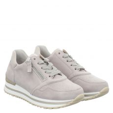  Gabor Veloursleder-Halbschuh in beige für Damen