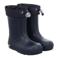  Pom Pom, Yogi Cuello, Gummi (synth.)-Regenstiefel in blau für Kinder