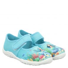  Superfit, Bonny, Textil-Hausschuh in blau für Kinder