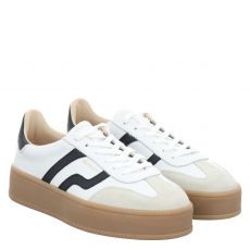  Gant, Cuzmani, Glattleder-Sneaker in weiß für Damen