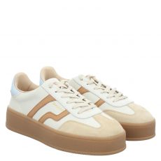  Gant, Cuzmani, Glattleder-Sneaker in beige für Damen