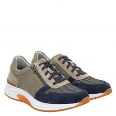  Rollingsoft Veloursleder-Halbschuh in grün für Herren