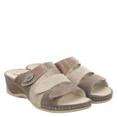  Mubb Veloursleder-Hausschuh in braun für Damen