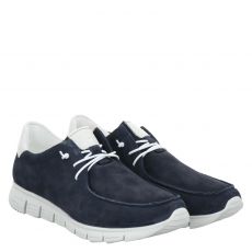  Sioux, Mokrunner-h-007, Veloursleder-Sneaker in blau für Herren