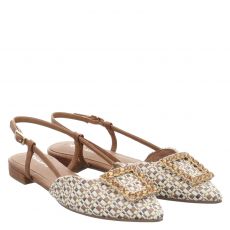  Tamaris, Women Sling, Textil-Pumps in beige für Damen