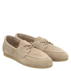  Tamaris, Women Lace-up, Veloursleder-Mokassin in beige für Damen