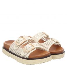  Palado Textil-Pantolette in beige für Damen