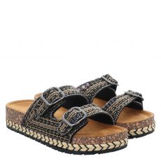  Palado Synthetik-Pantolette in schwarz für Damen