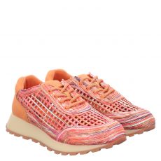  2go, Rot, Synthetik-Sneaker in orange für Damen