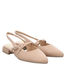  Marco Tozzi, Women Sling, Kunstleder-Pumps in beige für Damen