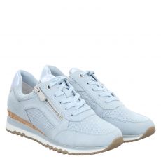  Marco Tozzi, Women Lace-up, Kunstleder-Sneaker in blau für Damen