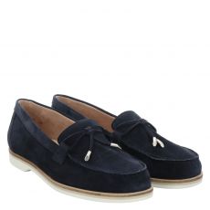  Paul Green, 0079-1202-069, Veloursleder-Mokassin in blau für Damen
