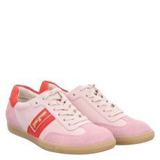  Paul Green, 0079-5450-399, Veloursleder-Halbschuh in rosa für Damen