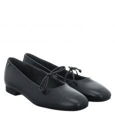  Paul Green, 0079-1142-010, Glattleder-Ballerina in schwarz für Damen