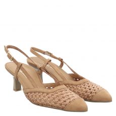  Paul Green, 0079-6144-010, Textil-Pumps in braun für Damen