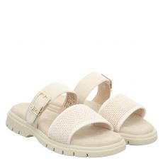  Bagatt Glattleder-Pantolette in beige für Damen
