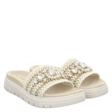  Bagatt Textil-Pantolette in beige für Damen