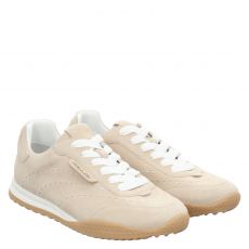  Peter Kaiser, Women Lace-up, Veloursleder-Sneaker in beige für Damen