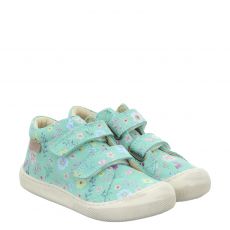  Naturino, Barefoot, Veloursleder-Lauflernschuh in grün für Kinder