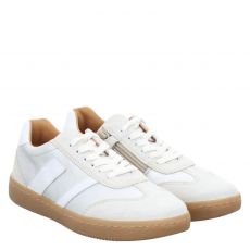  Micio Glattleder-Sneaker in silber für Kinder