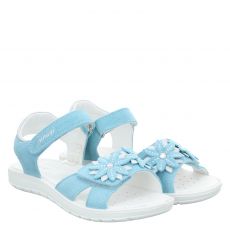  Primigi, Alanis, Veloursleder-Sandale in blau für Kinder