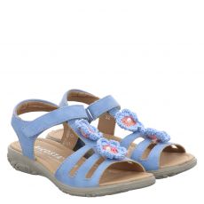  Ricosta, Camilla M, Kunstleder-Sandale in blau für Kinder