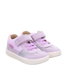  Superfit, Supies, Veloursleder-Lauflernschuh in lila für Kinder