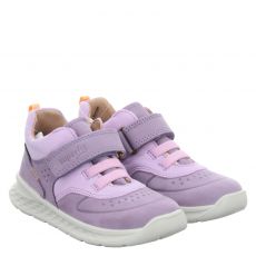  Superfit, Breeze, Veloursleder-Lauflernschuh in lila für Kinder