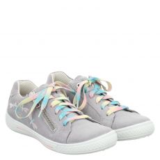  Superfit, Tensy, Veloursleder-Sneaker in grau für Kinder