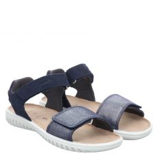  Superfit, Sparkle, Veloursleder-Sandale in blau für Kinder