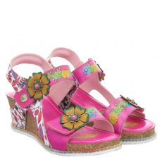  Laura Vita, Rot, Sandalen in lila für Damen