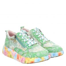  Laura Vita Glattleder-Sneaker in grün für Damen