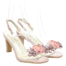  Laura Vita, Misstyle By , Synthetik-Sandalette in rosé für Damen