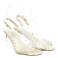  Laura Vita, Misstyle By , Synthetik-Sandalette in gold für Damen