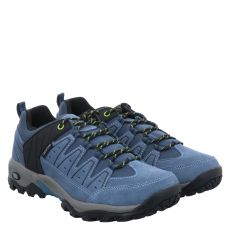  Brütting, Mount Pinos Low, Veloursleder-Wanderschuh in blau für Damen