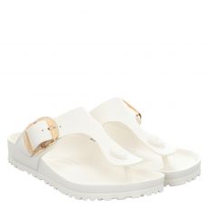  Birkenstock, Gizeh Bb Eva Normal, Slides & Zehentrenner in weiß für Damen