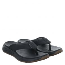  Skechers, Street Retro Jogger Sd, Synthetik-Pantolette in schwarz für Herren