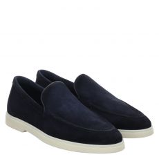  Magnanni Nubukleder-Slipper in blau für Herren