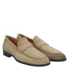  Magnanni Veloursleder-Slipper in beige für Herren