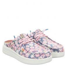  Fusion, Rot, Textil-Pantolette in rosé für Damen