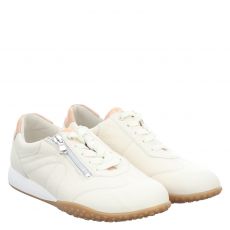  Waldläufer, Poppy H, Glattleder-Sneaker in weiß für Damen