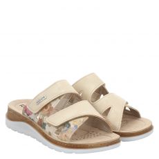  Rohde, Bavaria G, Synthetik-Hausschuh in beige für Damen